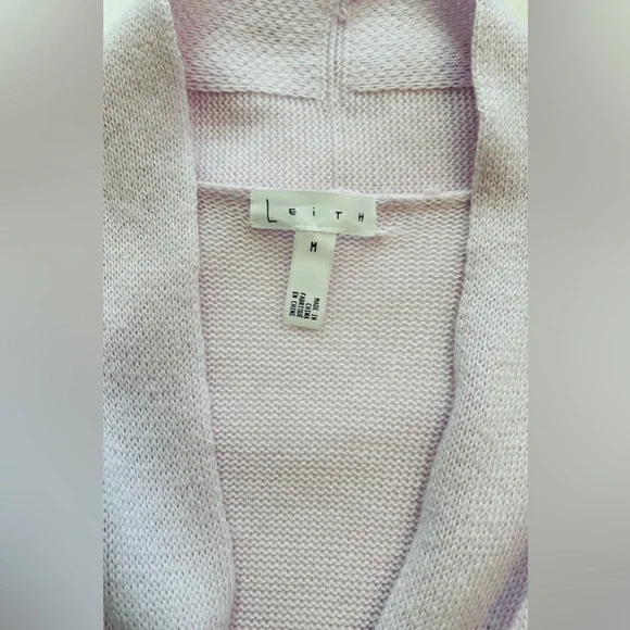 NWT Leith by Nordstrom Lilac Midi-Cardigan - Picture 8 of 10